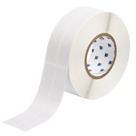 imagen de Brady THT-81-427-1 Rollo de etiquetas troqueladas para impresoras - 1 pulg. x 6 pulg. - Vinilo - Transparente/Blanco - B-427
