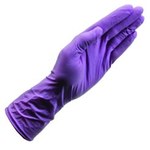 imagen de Sperian Powercoat PSD-TRIP Morada Grande Látex Guantes desechables - Grado Industrial - acabado Áspero - Longitud 12 pulg. - 801462-221251