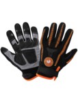 imagen de Global Glove Hot Rod h8500 Negro/Naranja Grande Cuero sintético Cuero sintético Guantes de trabajo - hr8500 lg