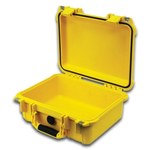 imagen de Pelican 1400 NL/NF Yellow Protective Hard Case, Polypropylene, No Foam Padding, 13.37 in x 11.62 in - 14018