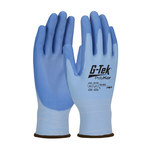imagen de PIP G-Tek PolyKor 16-322 Blue X-Small Cut-Resistant Gloves - ANSI A2 Cut Resistance - Polyurethane Palm & Fingers Coating - 16-322/XS