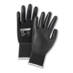 imagen de West Chester PosiGrip 713SUCB Black Large Nylon Work Gloves - Polyurethane Palm & Fingers Coating - 9.5 in Length - 713SUCB/L