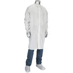 imagen de PIP Uniform Technology CFRC-74WH-5PK White 2XL 99% polyester, 1% carbon Reusable Frock - 616314-45515
