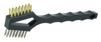 imagen de Weiler Brass, Stainless Steel Hand Wire Brush - 0.45 in Width x 7.25 in Length - 0.006 in Bristle Diameter - 44732