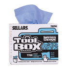 imagen de Sellars Toolbox WaterWeave T700 Toallas de papel multiusos - 100 toallas - Azul - SELLARS 78250