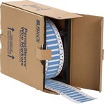 imagen de Brady PermaSleeve 3PS-250-2-BL Funda de impresora troquelada - 2 pulg. x 0.439 pulg. - Azul - B-342