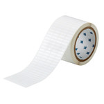 imagen de Brady THT-14-423-10 Rollo de etiquetas troqueladas para impresoras - 0.65 pulg. x 0.2 pulg. - Poliéster - Blanco - B-423