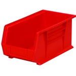 imagen de Akro-mils Akrobin 60 lb Rojo Polímero de grado industrial Colgado/Apilado Contenedor de almacenamiento - longitud 14 3/4 pulg. - Ancho 8 1/4 pulg. - Altura 7 pulg. - Compartimientos 1 - 30240 RED