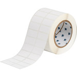 imagen de Brady THT-6-449-3 Rollo de etiquetas troqueladas para impresoras - 1.5 pulg. x 3/4 pulg. - Polipropileno - Blanco - B-449