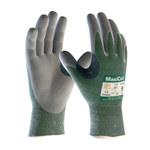 imagen de PIP ATG MaxiCut 18-570 Green/Gray 3XL Cut-Resistant Glove - ANSI A2 Cut Resistance - Nitrile Foam Palm & Fingers Coating - 18-570/XXXL