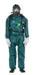 imagen de Ansell Microchem Chemical-Resistant Suit 4000 ‭GR40-T-92-151-08-G02‬ - Size 4XL - Green - 19460