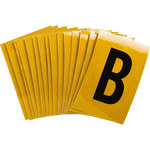 imagen de Bradylite B5920- Etiqueta en forma de letra - B - Negro sobre amarillo - 1 pulg. x 1 1/2 pulg. - B-997