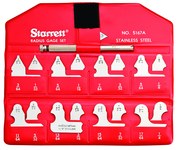 imagen de Starrett Acero Juego de medidores de radio - S167AHZ