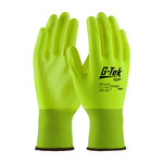 imagen de PIP G-Tek GP 33-425LY Yellow Large Nylon Work Gloves - EN 388 1 Cut Resistance - Urethane Fingers Coating - 9.3 in Length - 33-425LY/L