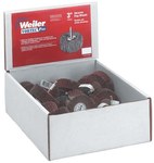 imagen de Weiler Aluminum Oxide Flap Wheel Set - Fine, Medium Grade(s) Included - 3 in Diameter Included - 36502