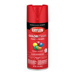 imagen de Krylon COLORmaxx Pintura en aerosol - Brillo Anuncio rojo - 16 oz - 05503