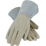 imagen de PIP 75-320HO Gray/Tan Medium (Left Hand Only) Grain, Split Cowhide, Pigskin Welding Glove - Straight Thumb - 11.5 in Length - 75-320/M/LHO
