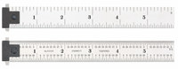 imagen de Starrett Acero templado para muelles Regla de acero - longitud de 6 pulg. - ancho de 3/4 pulg. - espesor de 3/64 pulg. - CD604R-6