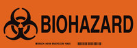 imagen de Brady B-555 Aluminio Rectángulo Letrero de peligro biológico Naranja - 40199