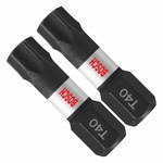 imagen de Bosch Impact Tough T40 Torx Puntas de inserción ITT40102 - Acero De Aleación - 1 pulg. Longitud - 48297