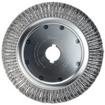 imagen de Weiler 08330 Wheel Brush - 14 in Dia - Knotted - Standard Twist Steel Bristle