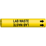 imagen de Bradysnap-On B4226- Marcador de tubos - 1 1/2 pulg. to 2 3/8 pulg. - Plástico - Negro sobre amarillo - B-915