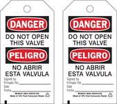 imagen de Brady 86523 Negro/Rojo sobre blanco Poliéster Etiqueta de seguridad del equipo - Ancho 3 pulg. - Altura 5 3/4 pulg. - B-851