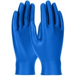 imagen de PIP Grippaz 67-305 Blue Medium Nitrile Liquid-Proof Gloves - 11 in Length - Fishscale Finish - 4.5 mil Thick - 67-305/M