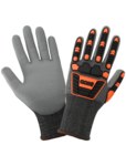 imagen de Global Glove Vise Gripster C.I.A. Naranja/Negro de alta visibilidad Mediano Tuffalene UHMWPE Tuffalene UHMWPE Guantes resistentes a cortes - 810033-29384