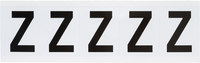 imagen de Brady 9714-Z Etiqueta en forma de letra - Z - Negro sobre blanco - 1 13/16 pulg. x 2 1/4 pulg. - B-946