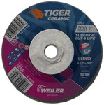 imagen de Weiler Tiger Ceramic Rueda de corte 58306 - Tipo 27 (centro hundido) - 4 1/2 pulg. - Cerámico - 60
