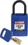 imagen de Brady SafeKey Candado de seguridad - Ancho 1 1/4 pulg. - CPT-BLU-25PL-KD