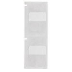 imagen de Brady M4-211-RO-427 Etiquetas envolventes autolaminables - 1 pulg. x 1.2 pulg. - Vinilo - Negro sobre blanco, transparente - B-427