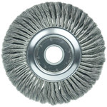 imagen de Weiler 09510 Wheel Brush - 12 in Dia - Knotted - Standard Twist Steel Bristle