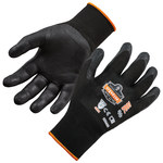 imagen de Ergodyne ProFlex 7001 Black Large Nylon Work Gloves - Nitrile Palm & Fingers Coating - 17954