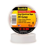 imagen de 3M Scotch 35-GRAY-1/2 Gray PVC Insulating Tape - 1/2 in x 20 ft - 0.5 in Wide - 7 mil Thick - 10281