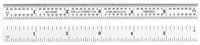 imagen de Starrett Acero totalmente flexible Regla de acero totalmente flexible - longitud de 24 pulg. - ancho de 3/4 pulg. - espesor de 1/50 pulg. - C304R-24