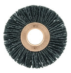 imagen de Weiler Burr-Rx 17555 Wheel Brush - 2 in Dia - Crimped Round Nylon Bristle