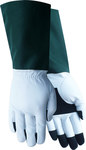 imagen de Red Steer 240 Black/Green/White Large Grain Goatskin Leather/Nylon Work Gloves - 240-L