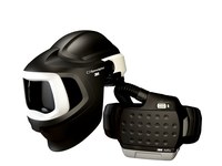 imagen de 3M Adflo 9100MP 37-1101-00SW Máscara completa Respirador para soldadura - Montado en cinturón - Montado en cinturón - 12 h Ion de litio - 076308-94345
