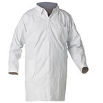 imagen de Kimberly-Clark Kleenguard Cleanroom Lab Coat A40 27201 - Size Small - White