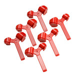 imagen de Brady Rojo ABS Dispositivo de bloqueo de fusible 65691 - Altura 3.31 pulg. - 754476-65691