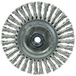 imagen de Weiler Roughneck 13132 Cepillo de rueda - Anudado - Circular trenzado Acero inoxidable cerda