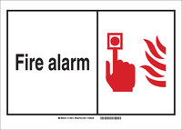 imagen de Brady B-302 Poliéster Rectángulo Cartel de seguridad contra incendios - 10 pulg. Ancho x 7 pulg. Altura - Laminado - 120707