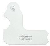 imagen de Starrett Acero Medidor de radio - 167-11/32