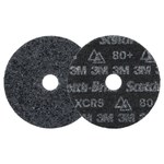 imagen de 3M Scotch-Brite Disco de acondicionamiento de superficies de cambio rápido 67236 - Cerámica con forma de precisión - 5 pulg. - Extra Grueso - 80+