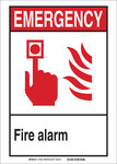 imagen de Brady B-302 Poliéster Rectángulo Cartel de seguridad contra incendios - 14 pulg. Ancho x 10 pulg. Altura - Laminado - 119812