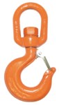 imagen de Lift-All Galvanized Steel Swivel Hook with Latch - 41850
