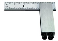 imagen de Starrett Acero Plaza de los Diarios de Lectura - longitud de 2-1/2 pulg. - 453A