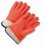 imagen de West Chester Orange Large Chemical-Resistant Gloves - 10.75 in Length - Rough Finish - 1017ORF